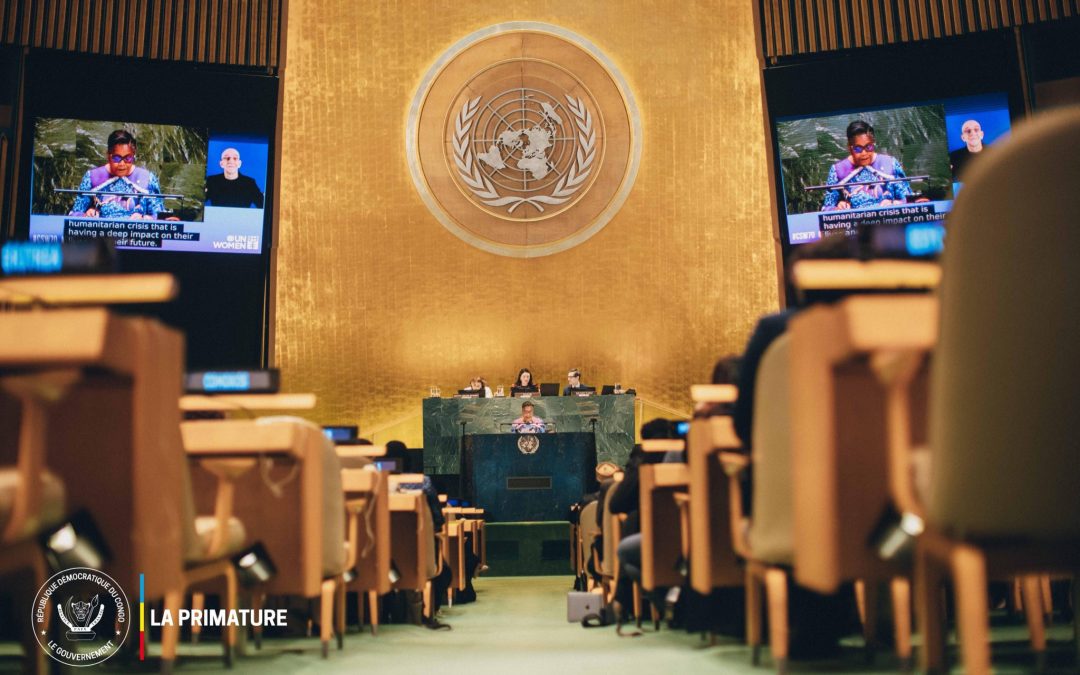 At the UN, Prime Minister Judith Suminwa Tuluka highlights the DRC’s progress on women’s rights and raises alarm over violence in the East