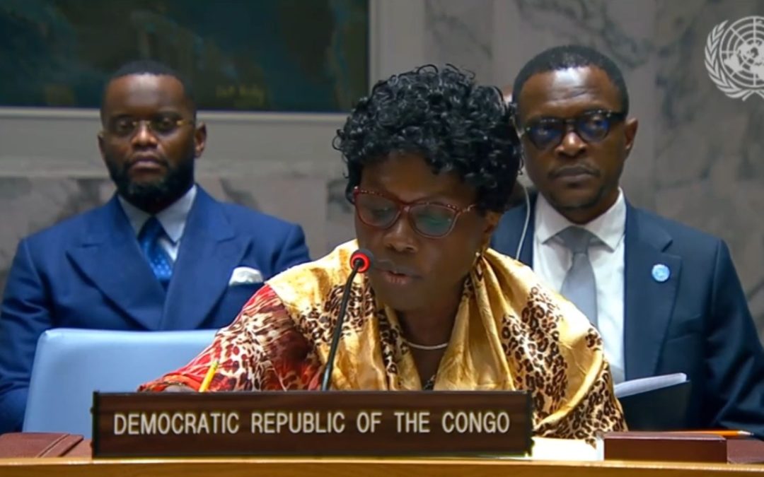 Déclaration de la République démocratique du Congo à la 10187e séance du Conseil de sécurité consacrée aux menaces contre la paix et la sécurité internationales